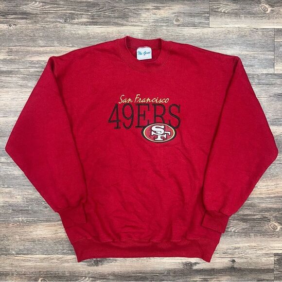 Vintage 90s San Franciso 49ers The Game Mens Sweatshirt Crewneck Pullover Sz XL - Picture 1 of 5